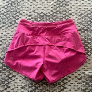 Lululemon mid rise speedups sonic pink
